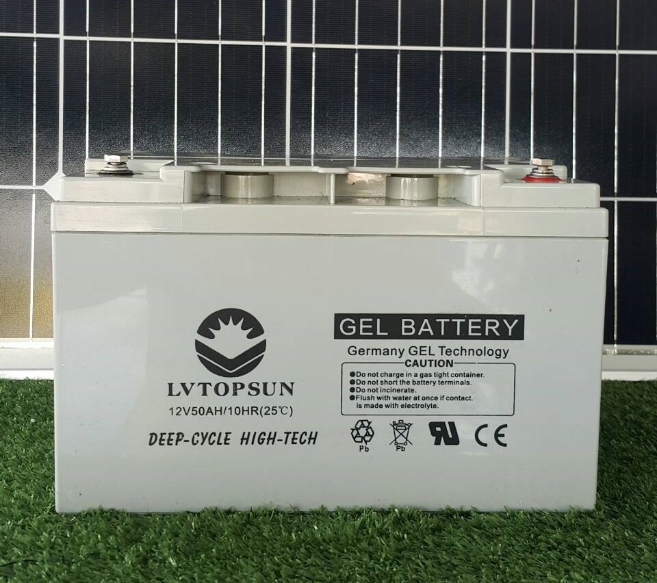 แบตเตอรี่โซล่าเซล 12 โวล์ท 50 แอมป์ Deep Cycle Battery Solar Cell